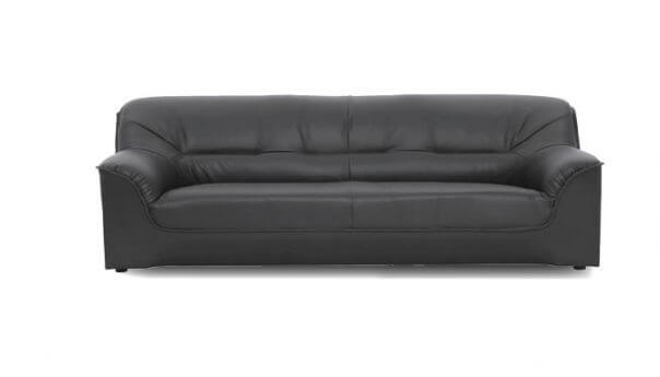 Pueblo 3-Sitzer-Sofa schwarz