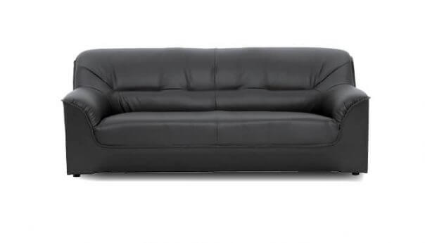 Pueblo 3-Sitzer-Sofa schwarz