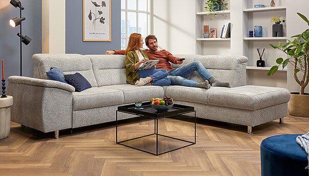 Scandi Ecksofa grau Seats and Sofas