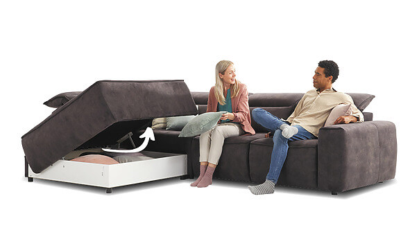 Cosmo Ecksofa mit Stauraum Seats and Sofas