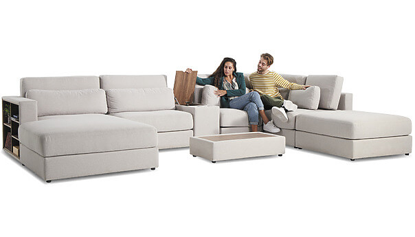 Creation Ecksofa beige