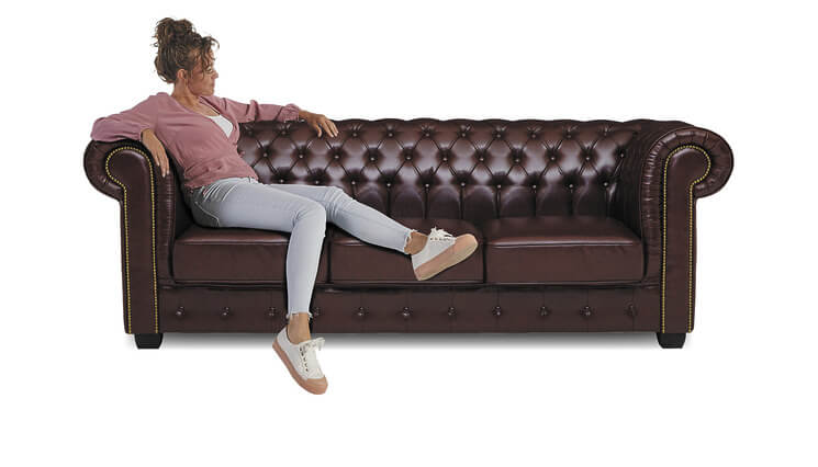 Edinburgh Chesterfield 3-Sitzer-Sofa