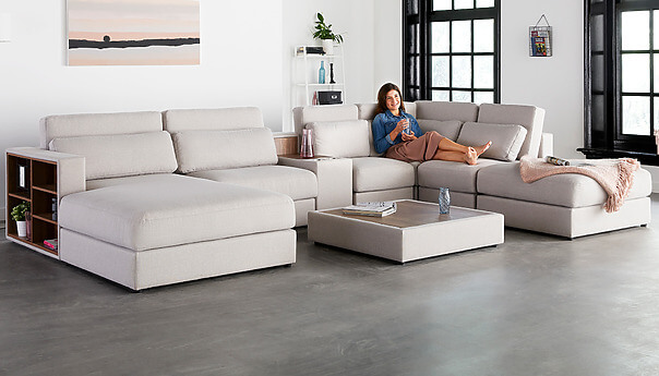 Creation Ecksofa beige