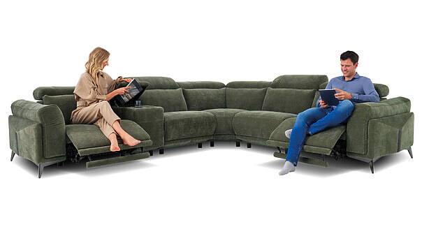 Legacy Ecksofa dunkelgrün Seats and Sofas